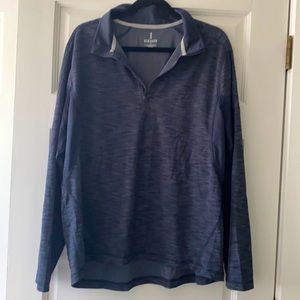 Blue/Gray Half Zip